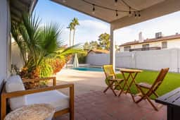 Backyard Oasis with Heated Saltwater Pool