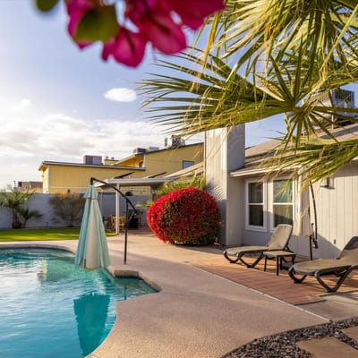 Backyard Oasis with Heated Saltwater Pool