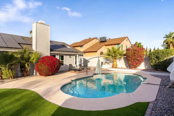 Backyard Oasis with Heated Saltwater Pool