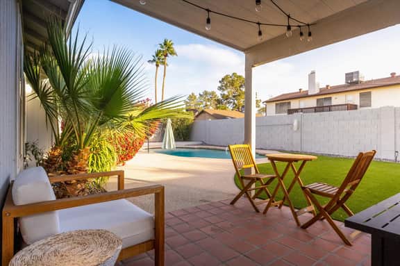 Backyard Oasis with Heated Saltwater Pool