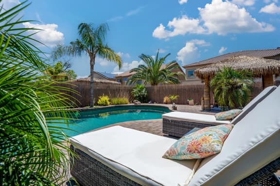 Tiki Bar & Heated Pool | Relax & Unwind