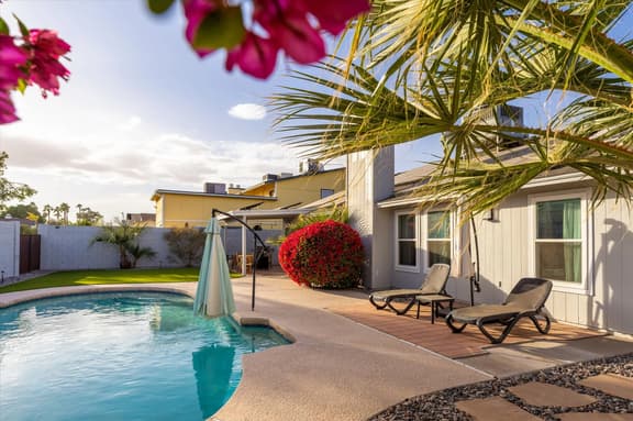 Backyard Oasis with Heated Saltwater Pool